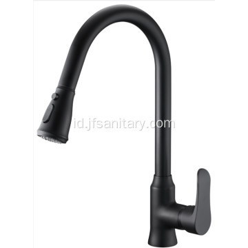 Kualitas tinggi Matte Black Tarik Down Faucet